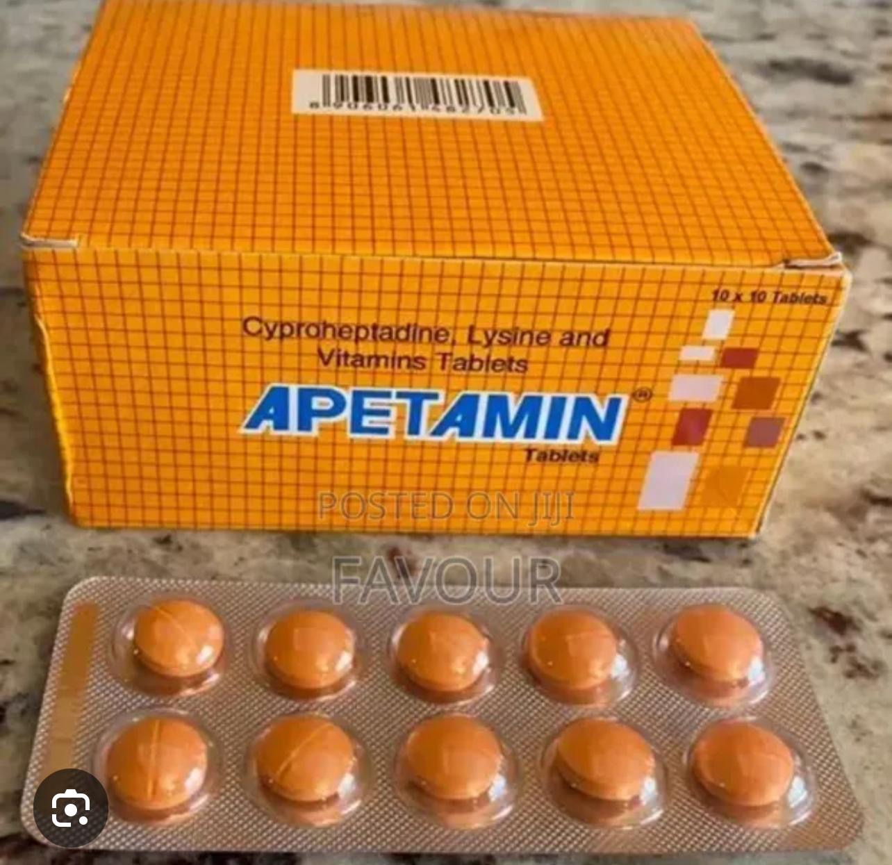 Apetamin 100 Pills (Apetamin Cyproheptadine Tablets 4Mg) - Image 3