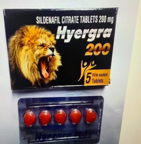 Men Power Hyergra Hyergra200 Long Lasting Erection 5 Tablet.